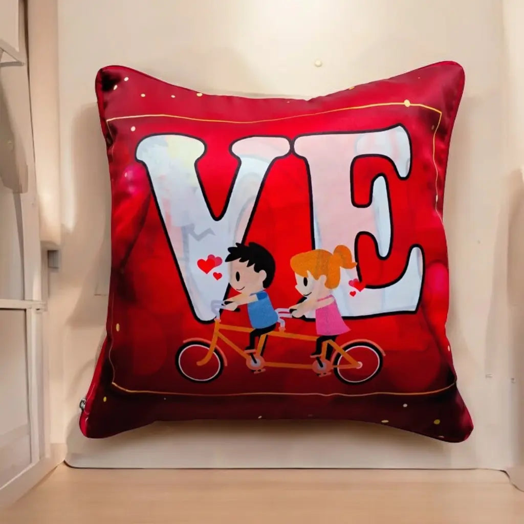 Love Fold Cushion 16*16 Blackout