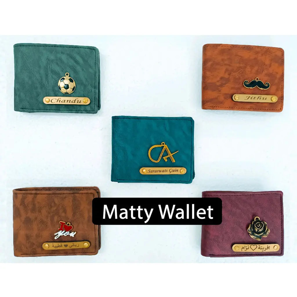 Matty Wallet With Name