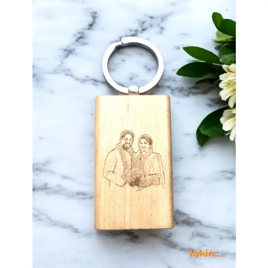 Key Chain Wood Engraving