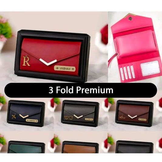 Ladies 3 Fold Premium Wallet