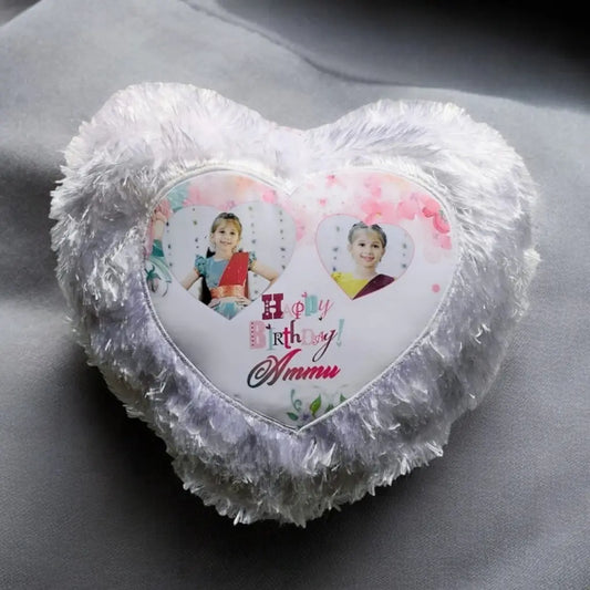 Led Remote Heart  Cushion