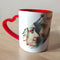 Polymer Red Mug Heart  Handle